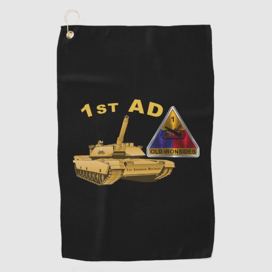 Serviette De Golf 1re division de cavalerie (Devant)