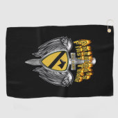 Serviette De Golf 1re division de cavalerie (Horizontal)
