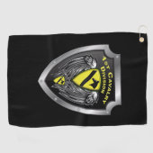 Serviette De Golf 1re division de cavalerie « First Team » (Horizontal)