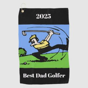Serviette De Golf 2025 Best Dad Golfer Golf Towel