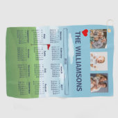 Serviette De Golf 2026 Photo Calendar Golf Theme (Horizontal)