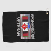 Serviette De Golf 20e brigade du génie Afghanistan Vétéran (Horizontal)