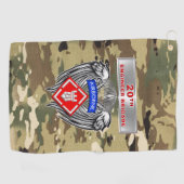 Serviette De Golf 20e Brigade du Génie Airportée (Horizontal)