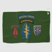 Serviette De Golf 20e Groupe des forces spéciales Customisé (Horizontal)