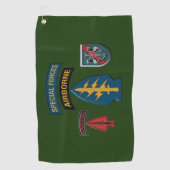 Serviette De Golf 20e Groupe des forces spéciales Customisé (Devant)