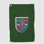 Serviette De Golf 20e insigne du Groupe des forces spéciales (aéropo (Devant)