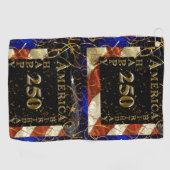 Serviette De Golf 250e anniversaire d'Amérique ! (Horizontal)
