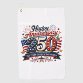 Serviette De Golf 250e anniversaire des États-Unis  (Devant)