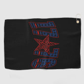 Serviette De Golf 250e anniversaire des États-Unis (Horizontal)