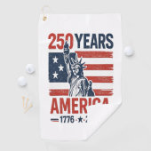 Serviette De Golf 250e anniversaire des États-Unis (En situation)