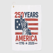 Serviette De Golf 250e anniversaire des États-Unis (Devant)