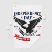 Serviette De Golf 250e anniversaire des États-Unis (En situation)