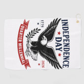 Serviette De Golf 250e anniversaire des États-Unis (Horizontal)