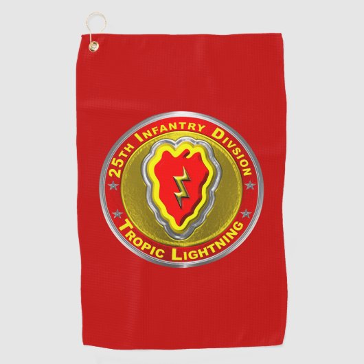 Serviette De Golf 25e division d'infanterie (Devant)