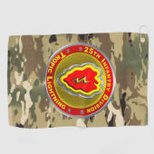 Serviette De Golf 25e division d'infanterie (Horizontal)