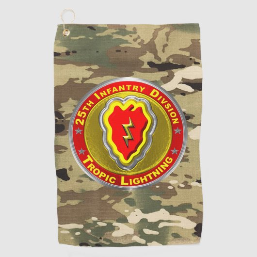 Serviette De Golf 25e division d'infanterie (Devant)