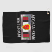 Serviette De Golf 25e division d'infanterie Afghanistan Vétéran (Horizontal)