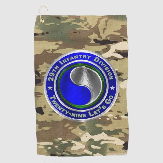 Serviette De Golf 29e division d'infanterie (Devant)