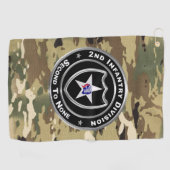 Serviette De Golf 2e division d'infanterie  (Horizontal)
