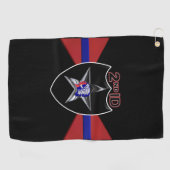 Serviette De Golf 2e division d'infanterie « Division Indianhead » (Horizontal)
