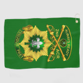 Serviette De Golf 2e Régiment de cavalerie blindée (Horizontal)