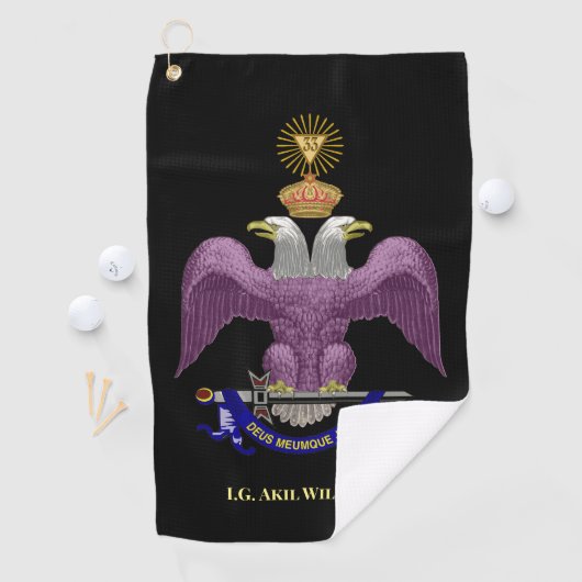 Serviette De Golf 33 degrés (En situation)