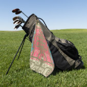 SERVIETTE DE GOLF 34 (Vert)