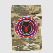 Serviette De Golf 34e division d'infanterie (Devant)