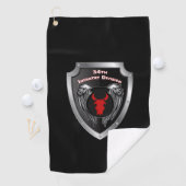 Serviette De Golf 34e division d'infanterie Bouclier Customisé (En situation)