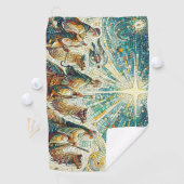 Serviette De Golf 3 hommes sages (En situation)