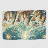 Serviette De Golf 3 hommes sages (Horizontal)