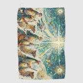 Serviette De Golf 3 hommes sages (Devant)