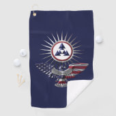 Serviette De Golf 3e Commandement de Soutien Aigle de Conception Spé (En situation)