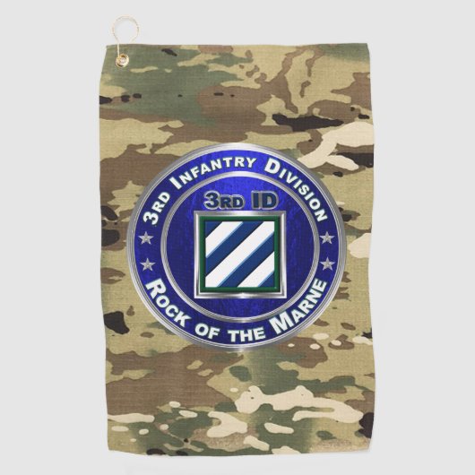 Serviette De Golf 3e division d'infanterie  (Devant)