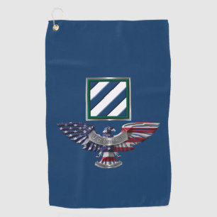 Serviette De Golf 3e division d'infanterie “Rocher de la Marne” Aigl