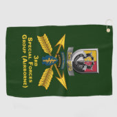 Serviette De Golf 3e Groupe des forces spéciales (Horizontal)