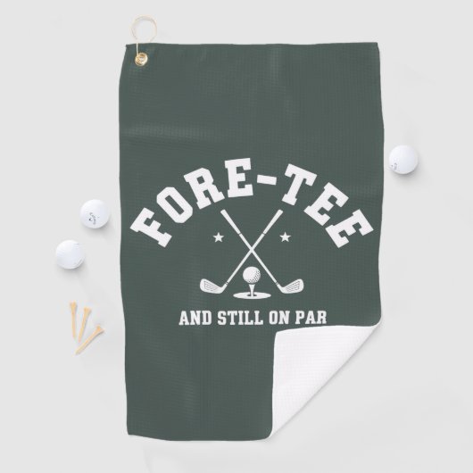 Serviette De Golf 40th Birthday Golf 40th Birthday Gift Golfing  (En situation)