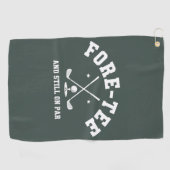 Serviette De Golf 40th Birthday Golf 40th Birthday Gift Golfing  (Horizontal)