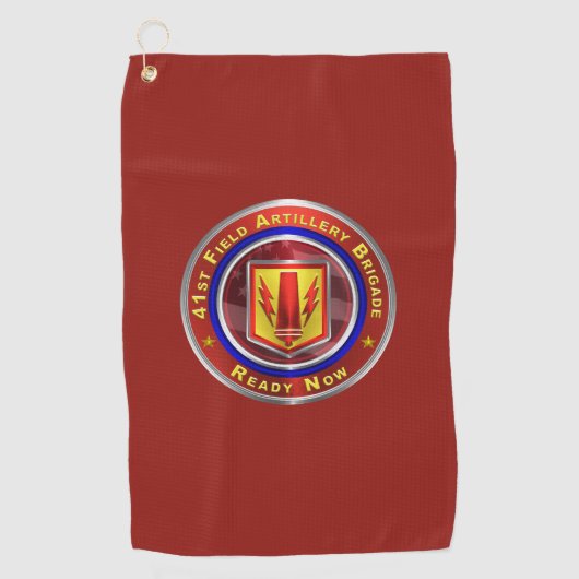Serviette De Golf 41e brigade d'artillerie de campagne (Devant)