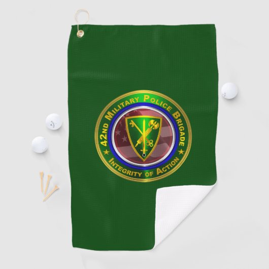 Serviette De Golf 42e brigade de police militaire (En situation)