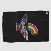 Serviette De Golf 42e division d'infanterie Aigle "Never Forget" (Horizontal)