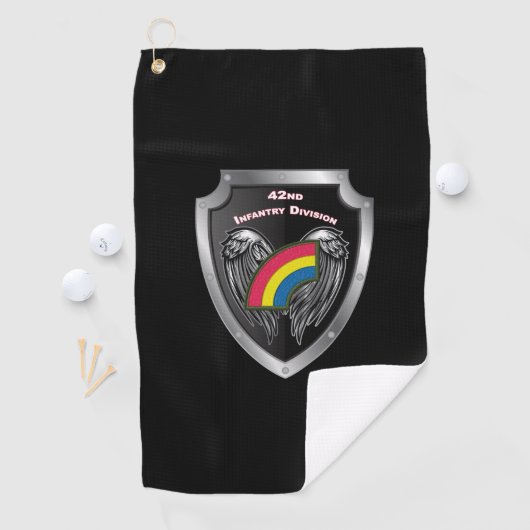 Serviette De Golf 42e division d'infanterie "Never Forget" Customisé (En situation)