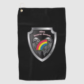 Serviette De Golf 42e division d'infanterie "Never Forget" Customisé (Devant)