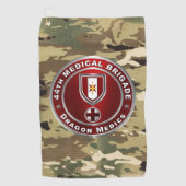 Serviette De Golf 44e brigade Médicale (Devant)