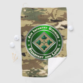 Serviette De Golf 4e division d'infanterie  (En situation)