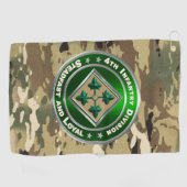 Serviette De Golf 4e division d'infanterie  (Horizontal)