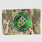Serviette De Golf 4e division d'infanterie (Horizontal)