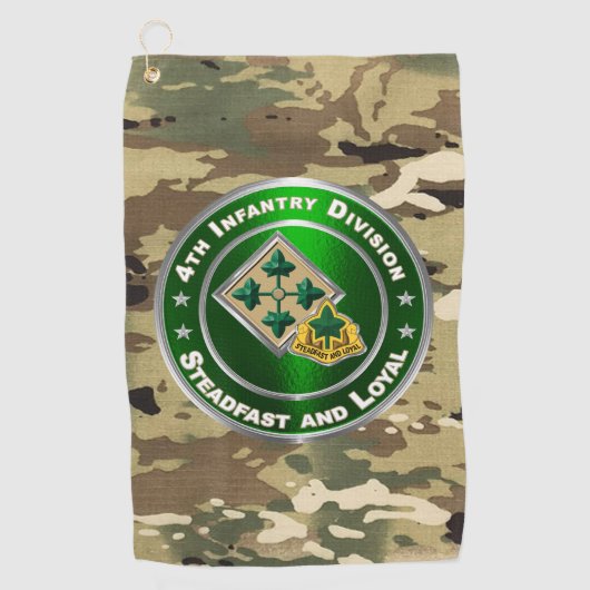 Serviette De Golf 4e division d'infanterie (Devant)