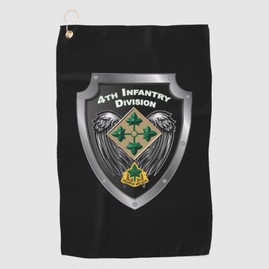 Serviette De Golf 4e division d'infanterie (Devant)