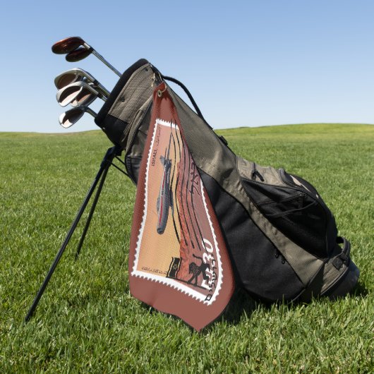 Serviette De Golf 50e anniversaire de la réunification de Jérusalem (Vert)